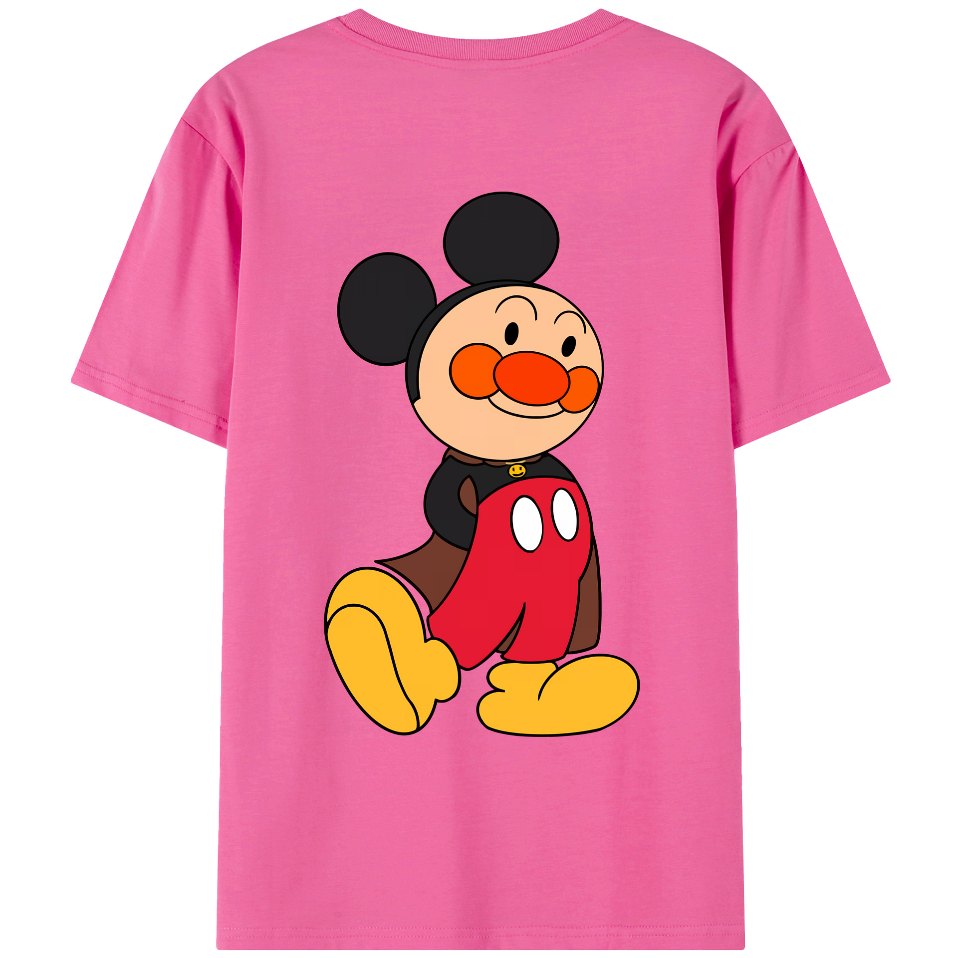 （画像用） アンパンマン Anpanman レディース半袖Tシャツ(バックプリント)